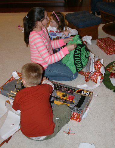 Opening presents